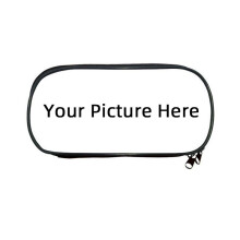 (StyleN) Pink Kpop Black Style Pen Holder Case With Multiple For Compartments School