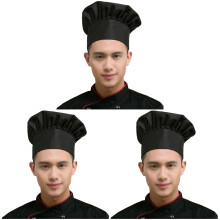 3Pièces Couvre-Chefs Respirants Cuisine Pour Hommes Et