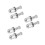 6Ensembles Kits Écrous Roue Acier Argent Adaptés Voitures 9