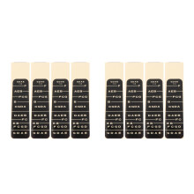 8St Zwarte Fretboard Labels Voor Viool Papier Intonatie Hulpstuk