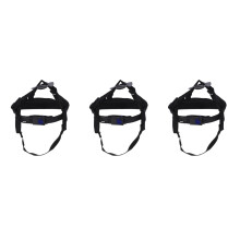 3St Veiligheids Hoedvoering Plastic Hard Hat Liner Comfortabel Zwart