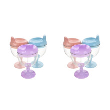 6St Lichtgewicht Plastic Wijnglas Sippy Cup Peuters Meerdelig
