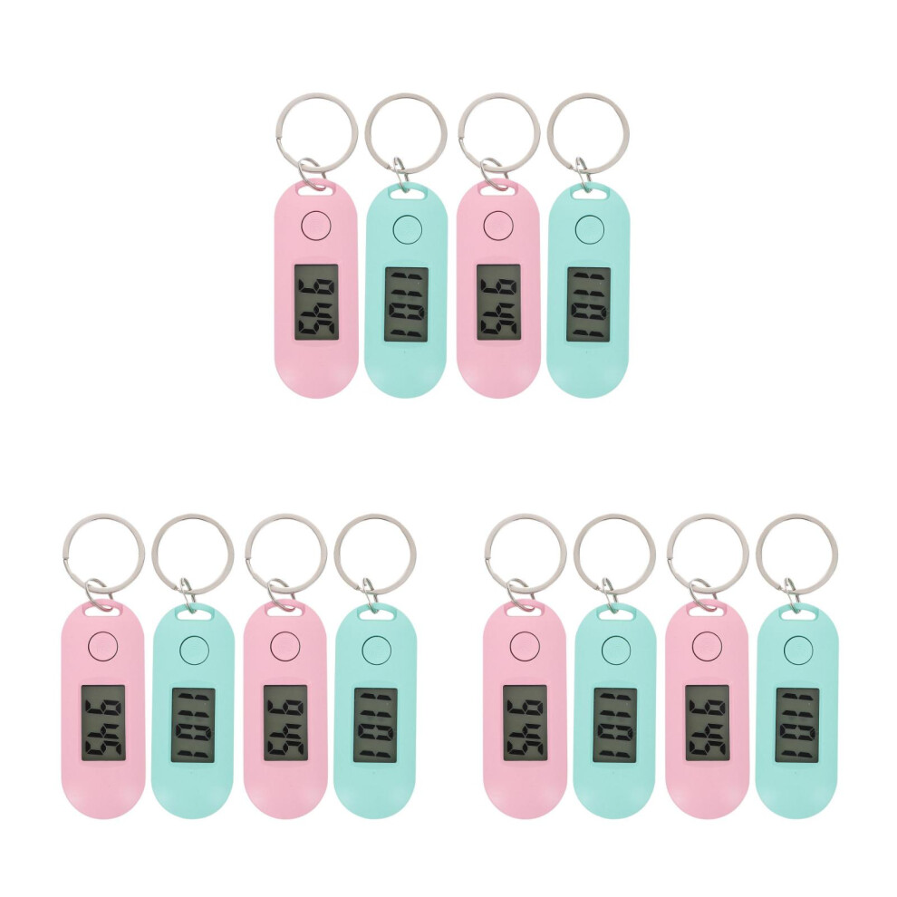 12St Plastic Mini Sleutelhanger Digitaal Voor-image