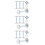 12Pcs Silver Bed Frame Stabilizer Adjustable Headboard Anti-Shake Tool 4