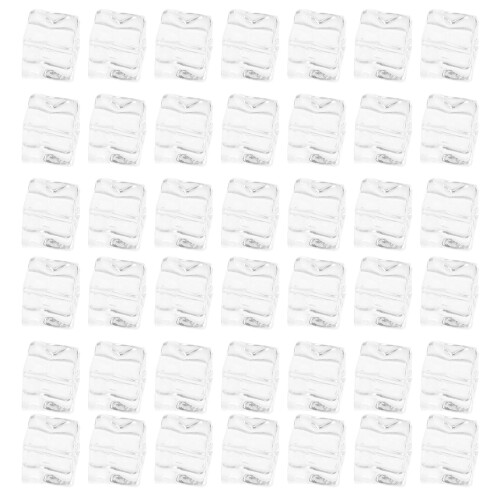 200Stk Wiederverwendbare Kunststoff Eiswürfel Transparent Robust 2