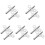 10Pcs Lightweight Steel Clock Winding Keys Silver Clock tools 4