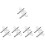 10Pcs Lightweight Steel Clock Winding Keys Silver Clock tools 7