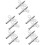 10Pcs Lightweight Steel Clock Winding Keys Silver Clock tools 8