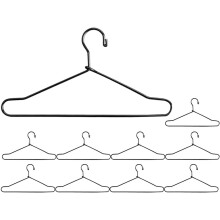 20Pièces Cintres Mini En Fer Noir Pour Vêtements De Et Animaux