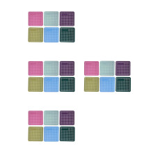 24Pièces Tapis De Découpe Artisanal PVC Double Face Usage