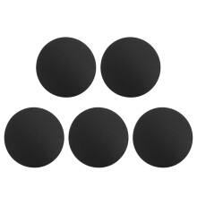 5Pièces Tapis Sourdine Batterie Noir Pratique Pour Accessoires Drum