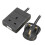 kenable 1 Gang Single Way UK 13A Mains Power Socket Extension Lead Black 10m 1