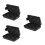 3Pcs Outdoor Waterproof Storage Container Black Airtight Floating Case 7