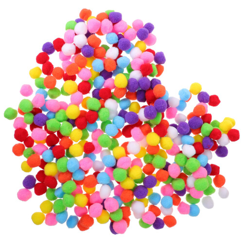 3Stk -Pompoms Kunststoff Für Kleidung Und 1