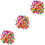 3Stk -Pompoms Kunststoff Für Kleidung Und 7