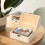 4Stk Holz Geschenkkiste Khaki Mit Rundem Design 6
