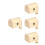 4Stk Holz Geschenkkiste Khaki Mit Rundem Design 9