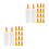 2Ensembles Pour Plastique Couleurs Variées Durable 9