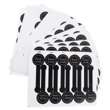 Étiquettes Adhésives Noires Pour DIY