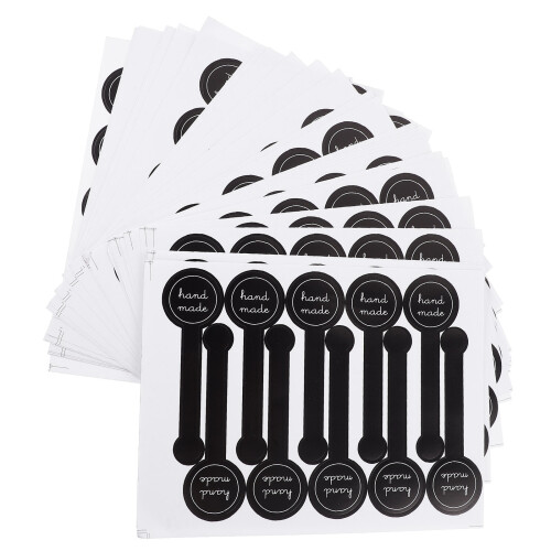 Étiquettes Adhésives Noires Pour DIY
