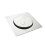 2Pcs Silver Square Floor Drain with Precise Cutouts for Easy Cleaning 2