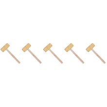 5Pièces Maillet En Bois Multi-Usage Pour Travail Du Cuir Et Menuiserie