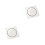 2Pcs Silver Square Floor Drain with Precise Cutouts for Easy Cleaning 4