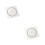 2Pcs Silver Square Floor Drain with Precise Cutouts for Easy Cleaning 7