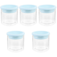 5Pièces Pot Hydroponique Chat Plastique Pratique Couleur Bleu