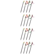 16Pcs Lightweight Wooden Flower Hair Sticks Chinese Hairpin Set