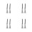 8Stk Retractable Drum Wire Brush Sticks Aus Schwarz Für Drum 4