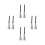 8Stk Retractable Drum Wire Brush Sticks Aus Schwarz Für Drum 9