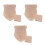 3Stk Waffelgewebe Handtücher Baumwolle Beige Langlebig Für 11