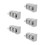 15Pcs IP65 White ABS Plastic Distribution Box with Transparent Cover 4