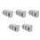 15Pcs IP65 White ABS Plastic Distribution Box with Transparent Cover 5