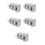 15Pcs IP65 White ABS Plastic Distribution Box with Transparent Cover 6