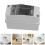 15Pcs IP65 White ABS Plastic Distribution Box with Transparent Cover 10