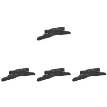 4Pièces Pont Selle Mandoline Noir Bois Design Élégant Et Compact