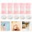 400Pcs Assorted Color Disposable Non-Woven Face Towels for Camping Use 11