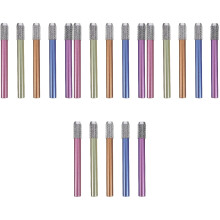 20Pièces Extensions Crayon Métalliques Colorées Fournitures