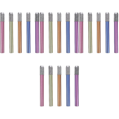 20Pièces Extensions Crayon Métalliques Colorées Fournitures