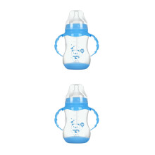 2St Baby Melkflesje Met Handvat En Temperatuurindicator, 240Ml