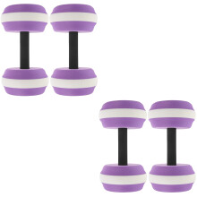 2Paires Haltères Aquatiques Eva Violet Pour Musculation En Piscine