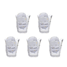5St Ergonomische Lichtgrijze Babydrager Met Verschillende Draagstijlen