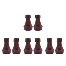 8Pièces Mute Trompette Marron ABS Durable Facile À Installer