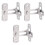 3Stk Buckle Lock Für Türen Schränke Robust 4