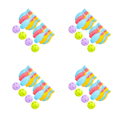 8Ensembles Bowling Enfants Coloré Jeu Familial Sûr