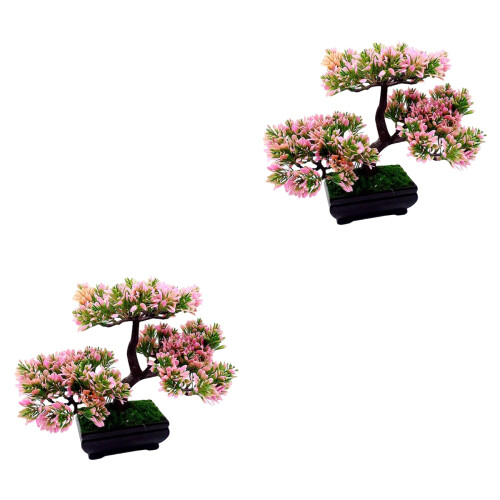2Pièces Artificielle Rose Décor Maison 1