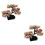 2Pièces Artificielle Rose Décor Maison 5
