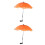 2Stk Stroller Uv-Schutz Orange Mit Klemme Für Kinderwagen 11
